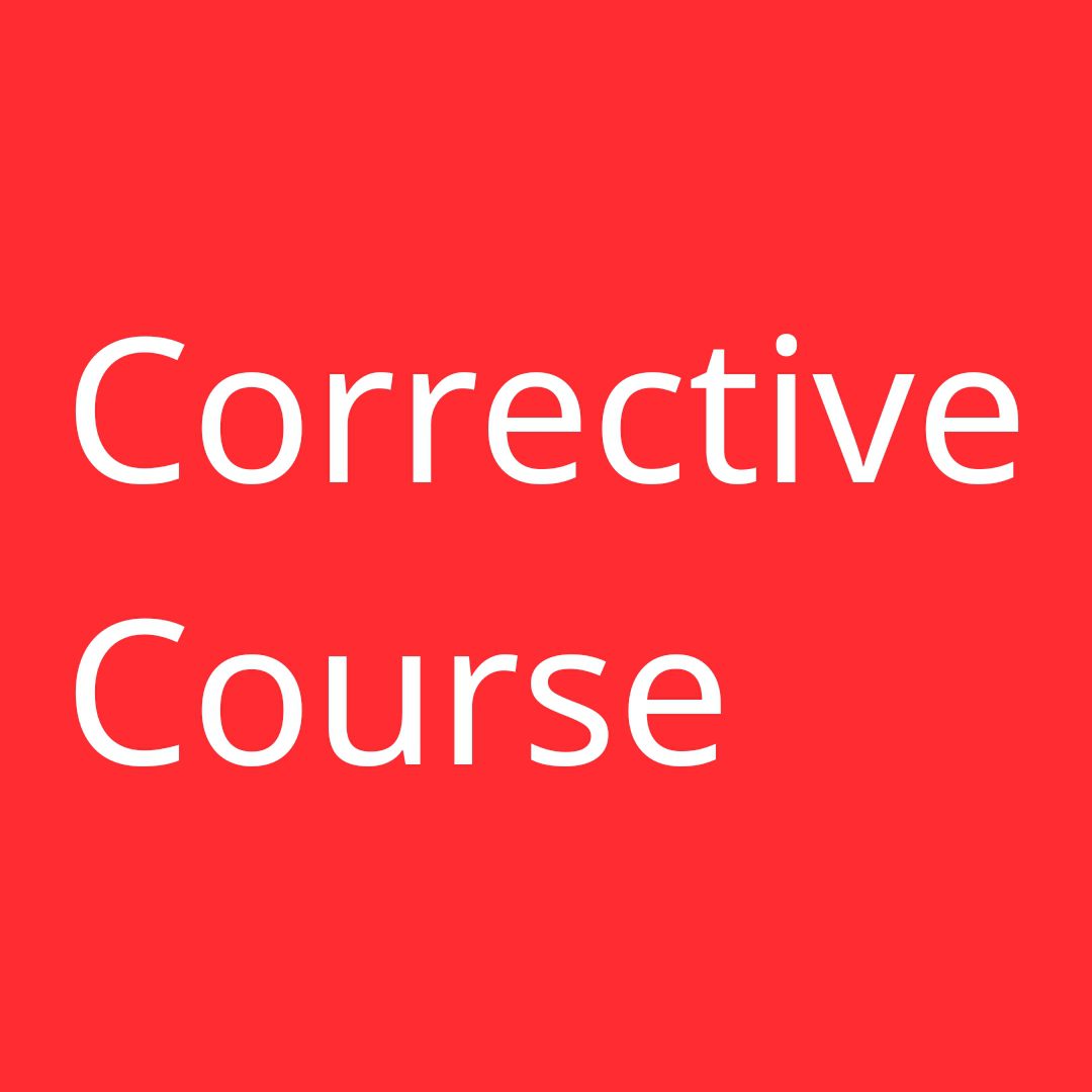 Corrective Course